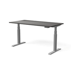 Elektriski augstumā regulējams galds MOVE PRO II, galda virsmas krāsa Antracīts, galda statīva tonis Sudraba, izmērs 160 x 80 cm