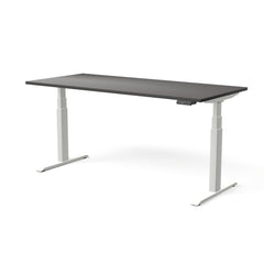 Elektriski augstumā regulējams galds MOVE PRO II, galda virsmas krāsa Antracīts, galda statīva tonis Balta, izmērs 180 x 80 cm