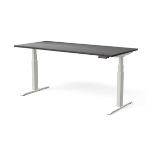 Elektriski augstumā regulējams galds MOVE PRO II, galda virsmas krāsa Antracīts, galda statīva tonis Balta, izmērs 180 x 80 cm