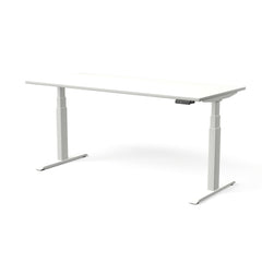 Elektriski augstumā regulējams galds MOVE PRO II, galda virsmas krāsa Balta, galda statīva tonis Balta, izmērs 180 x 80 cm