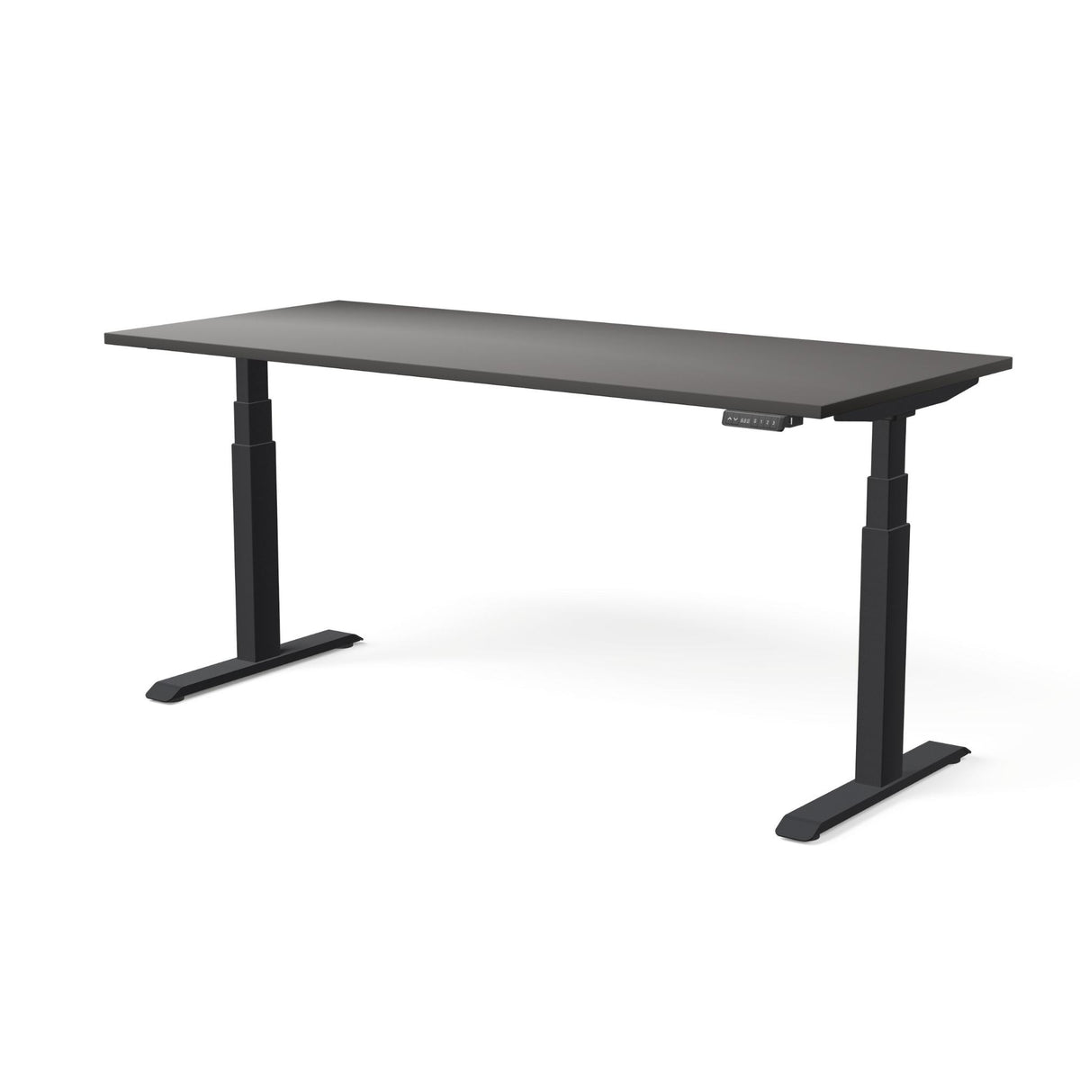 Elektriski augstumā regulējams galds MOVE PRO II, galda virsmas krāsa Antracīts, galda statīva tonis Melna, izmērs 180 x 80 cm