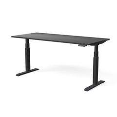 Elektriski augstumā regulējams galds MOVE PRO II, galda virsmas krāsa Melna, galda statīva tonis Melna, izmērs 180 x 80 cm