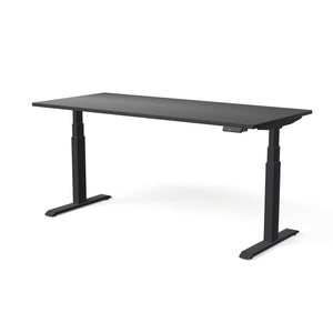 Elektriski augstumā regulējams galds MOVE PRO II, galda virsmas krāsa Melna, galda statīva tonis Melna, izmērs 180 x 80 cm