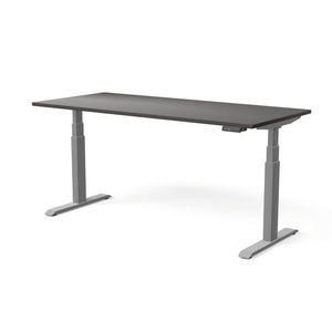 Elektriski augstumā regulējams galds MOVE PRO II, galda virsmas krāsa Antracīts, galda statīva tonis Sudraba, izmērs 180 x 80 cm