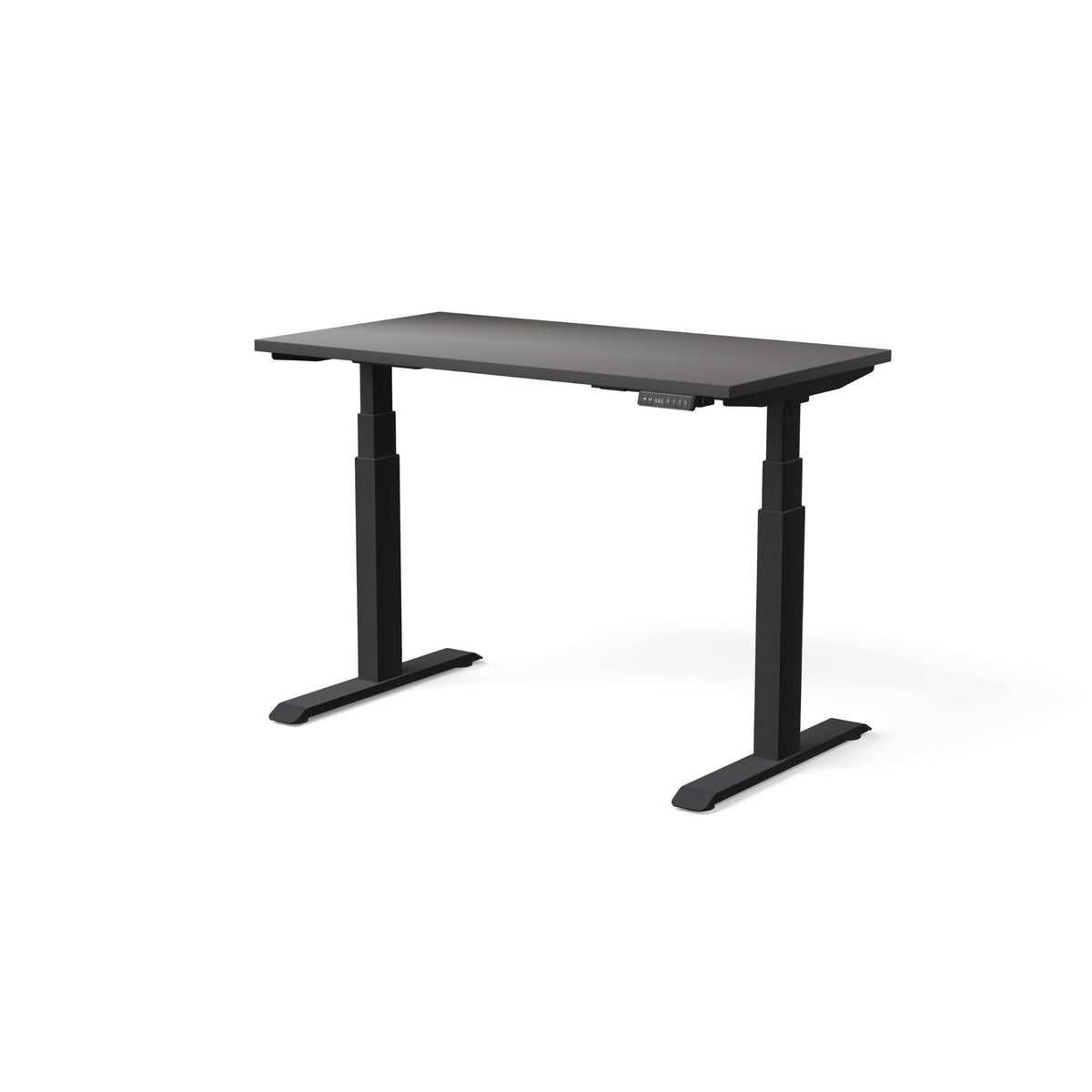 Elektriski augstumā regulējams galds MOVE PRO II, galda virsmas krāsa Antracīts, galda statīva tonis Melna, izmērs 120 x 65 cm