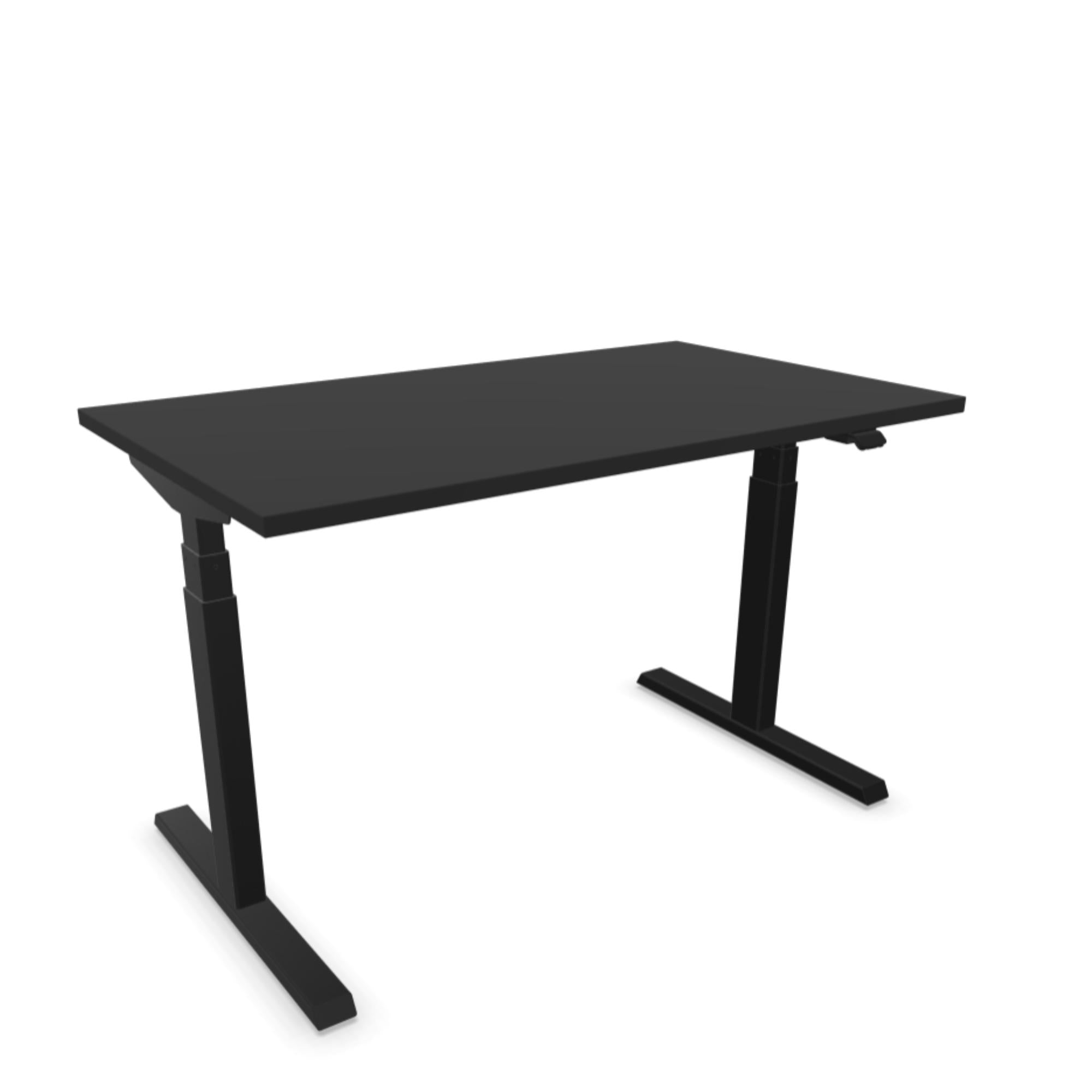 Elektriski augstumā regulējams galds NUWO DESIGN 1-120 x 70-Melna-Ergostock