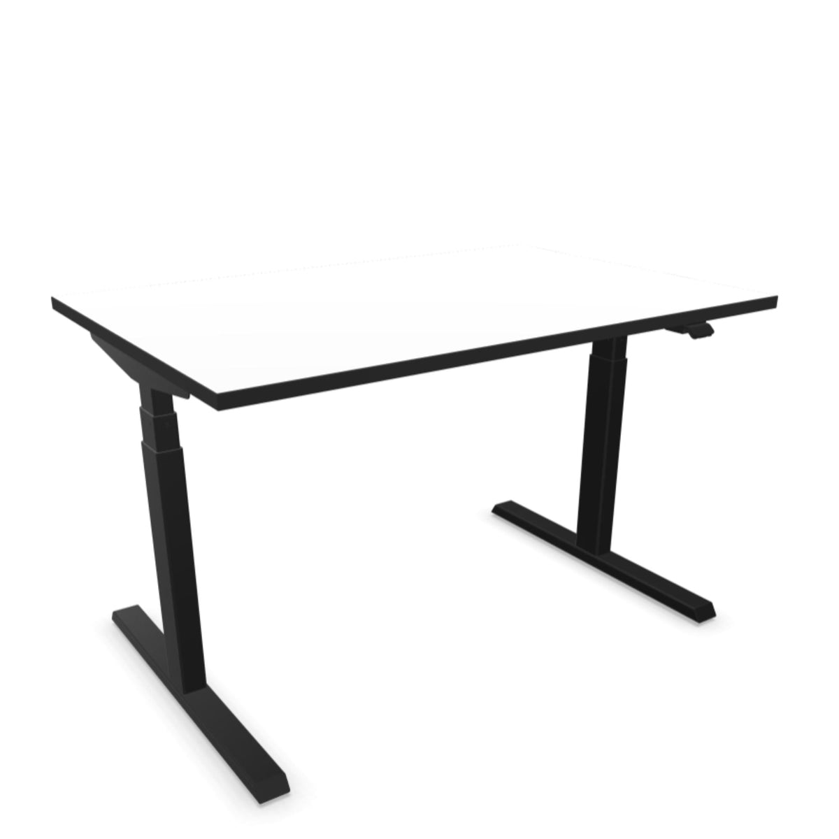 Elektriski augstumā regulējams galds NUWO DESIGN 1 – 120 x 80 / Balta