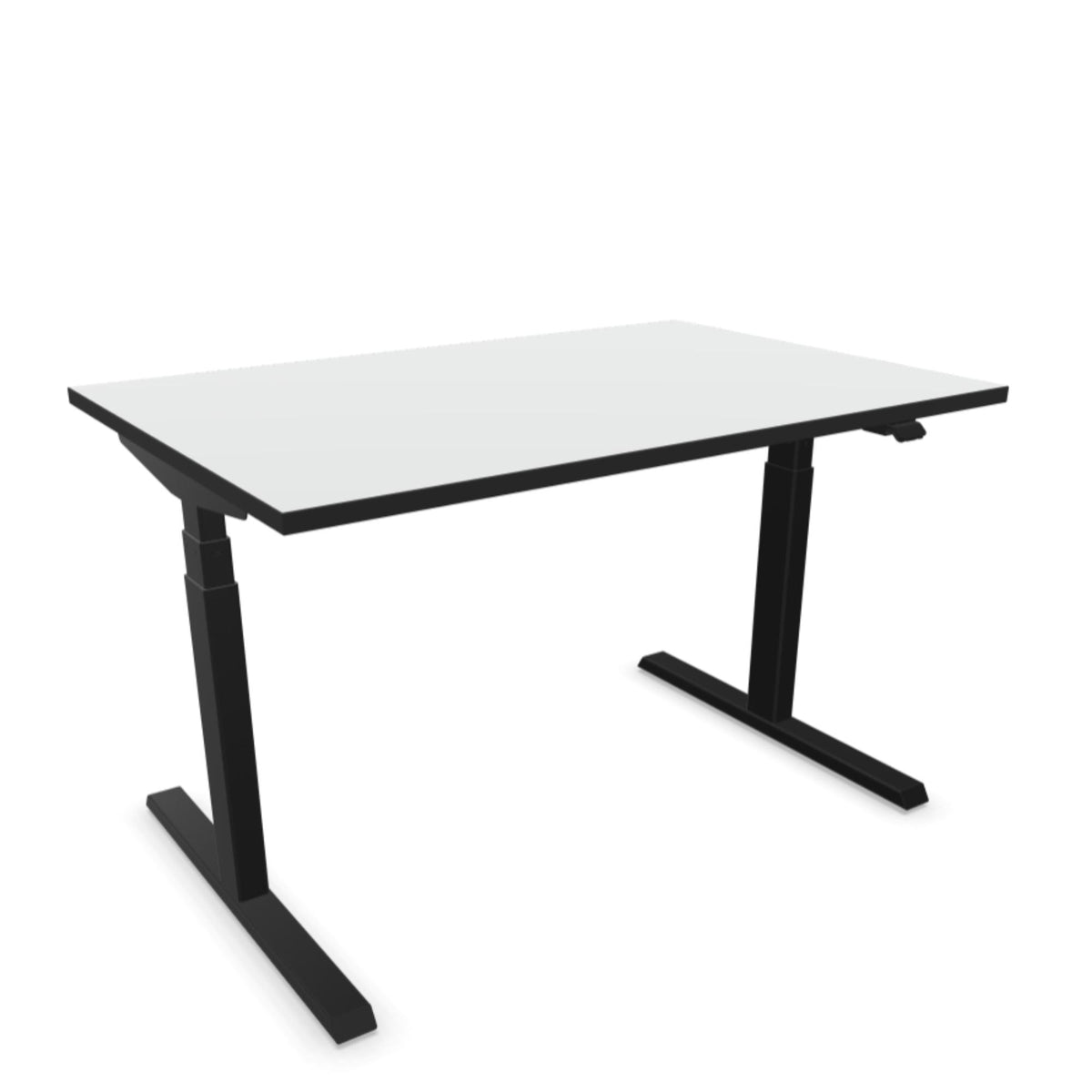 Elektriski augstumā regulējams galds NUWO DESIGN 1 – 120 x 80 / Gaiši pelēka