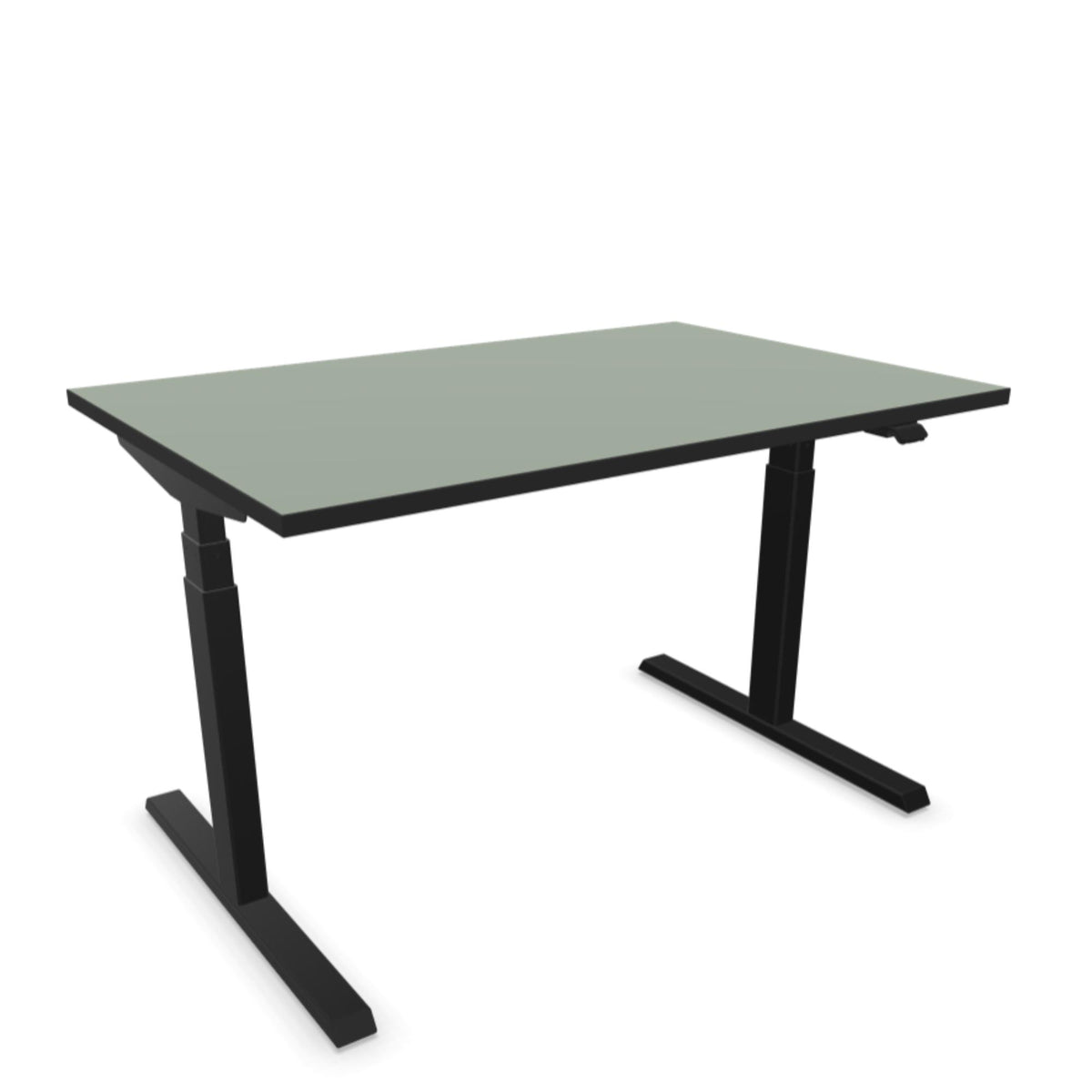 Elektriski augstumā regulējams galds NUWO DESIGN 1 – 120 x 80 / Olīvzaļa