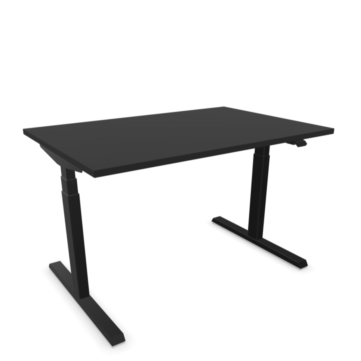 Elektriski augstumā regulējams galds NUWO DESIGN 1 – 120 x 80 / Melna
