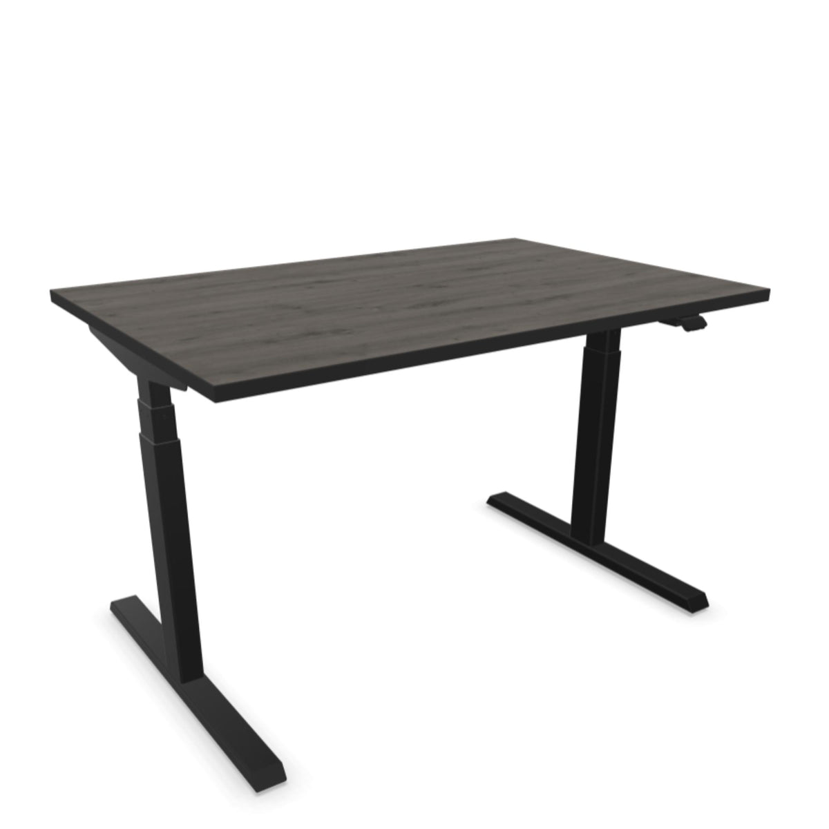 Elektriski augstumā regulējams galds NUWO DESIGN 1 – 120 x 80 / Dark oak