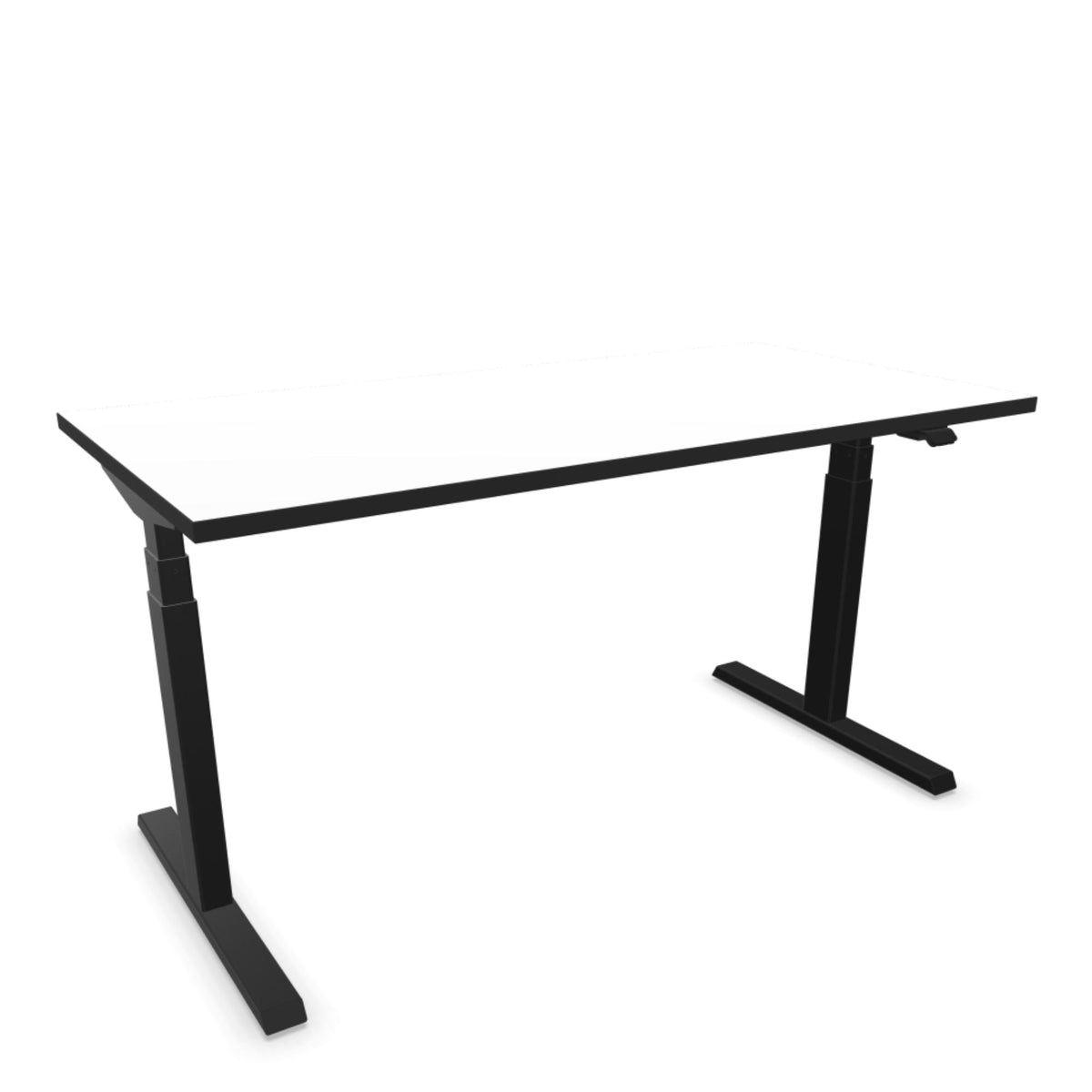 Elektriski augstumā regulējams galds NUWO DESIGN 1 – 140 x 70 / Balta
