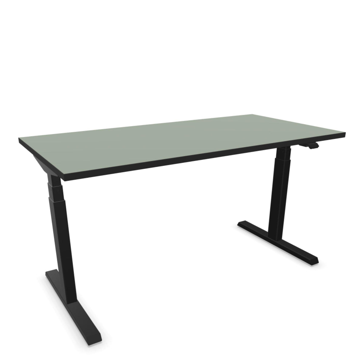 Elektriski augstumā regulējams galds NUWO DESIGN 1 – 140 x 70 / Olīvzaļa