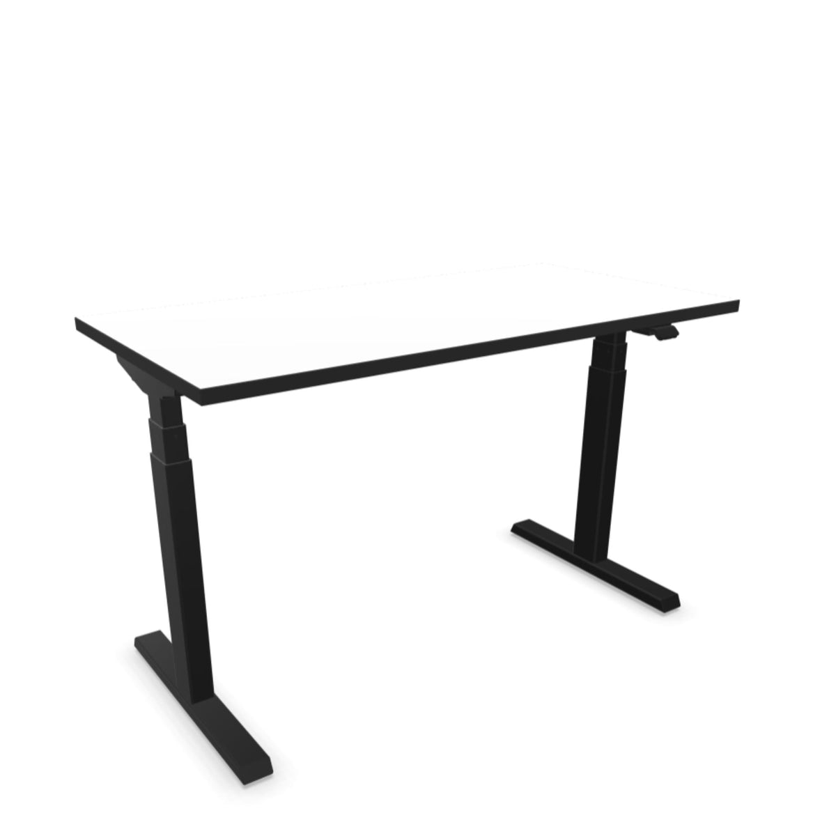 Elektriski augstumā regulējams galds NUWO DESIGN 1 – 120 x 60 / Balta