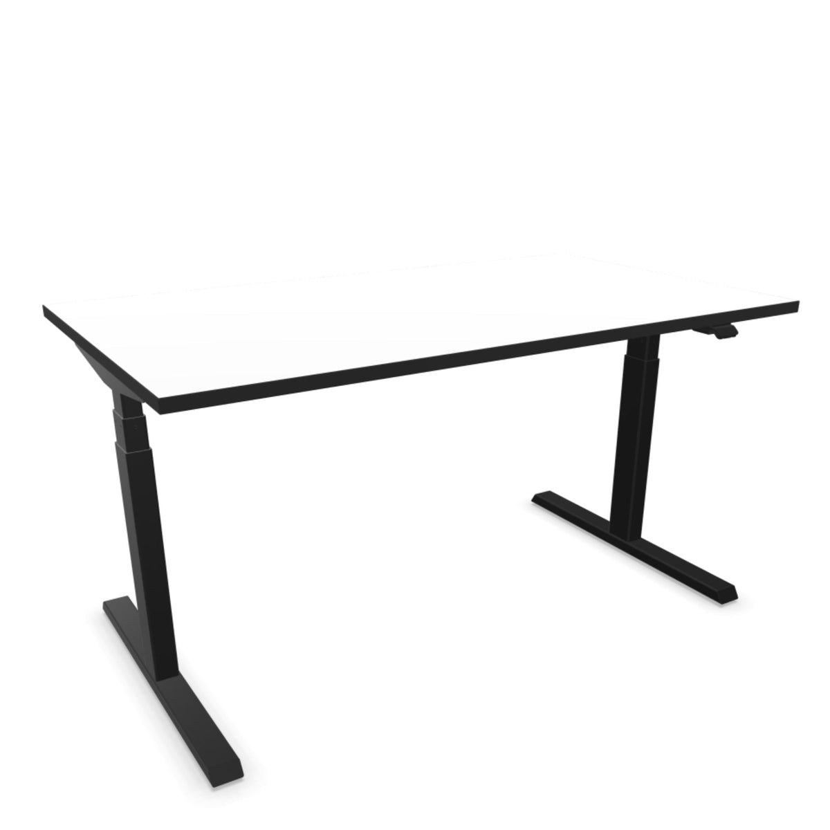 Elektriski augstumā regulējams galds NUWO DESIGN 1 – 140 x 80 / Balta