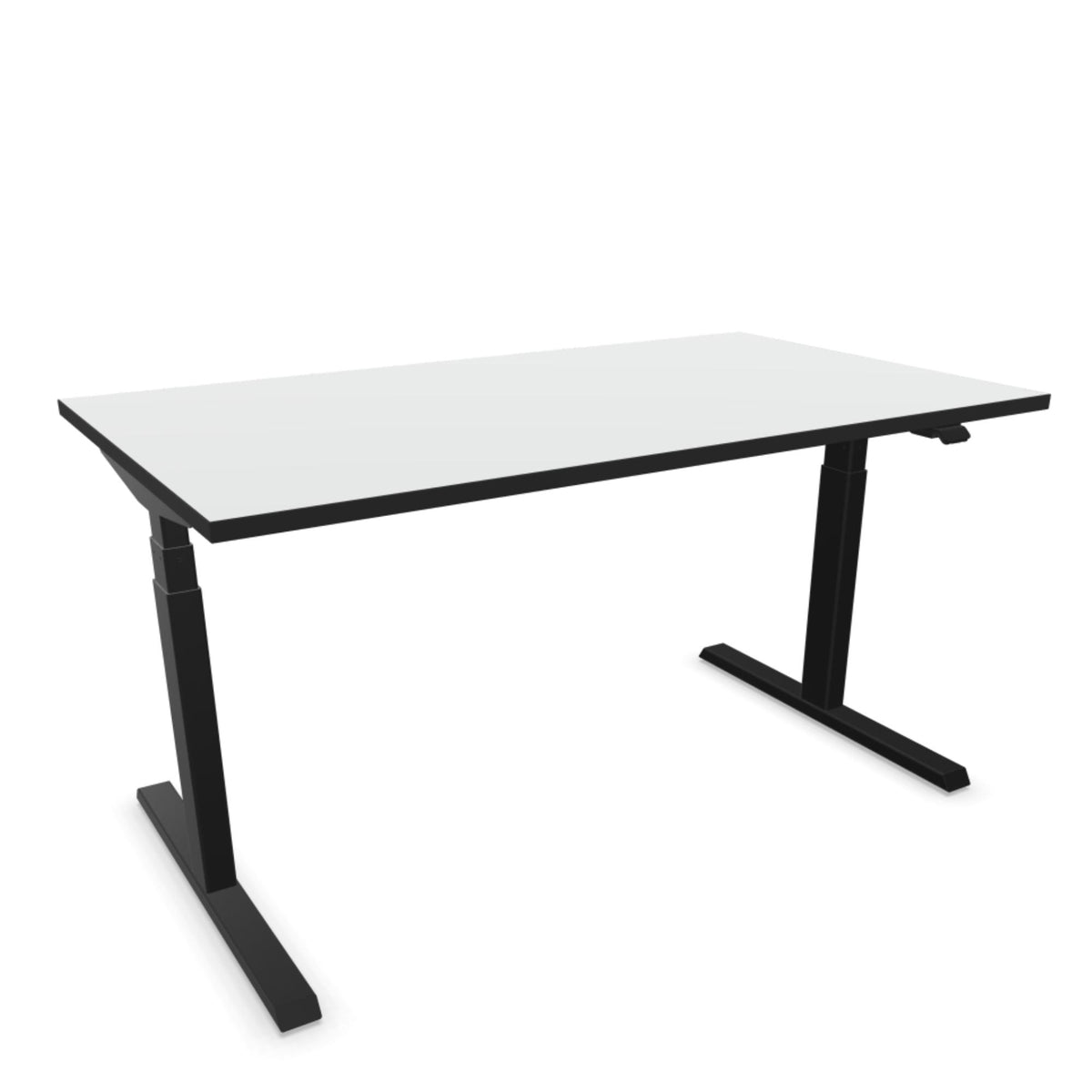Elektriski augstumā regulējams galds NUWO DESIGN 1 – 140 x 80 / Gaiši pelēka