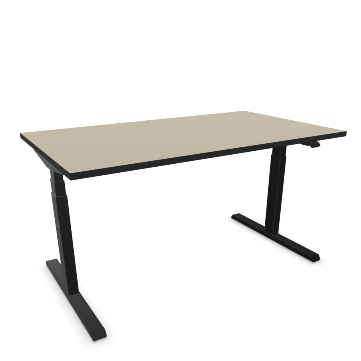 Elektriski augstumā regulējams galds NUWO DESIGN 1 – 140 x 80 / Bēša