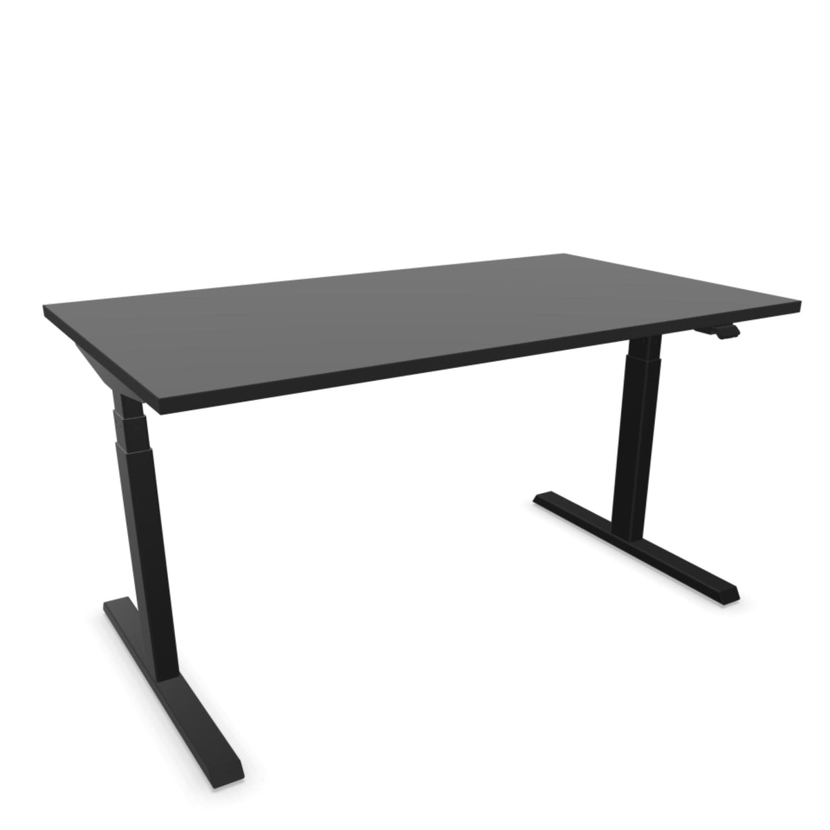 Elektriski augstumā regulējams galds NUWO DESIGN 1 – 140 x 80 / Grafīta