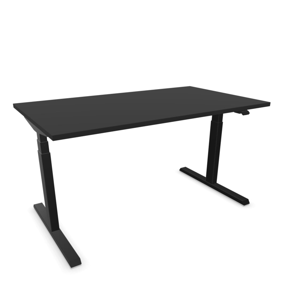 Elektriski augstumā regulējams galds NUWO DESIGN 1 – 140 x 80 / Melna