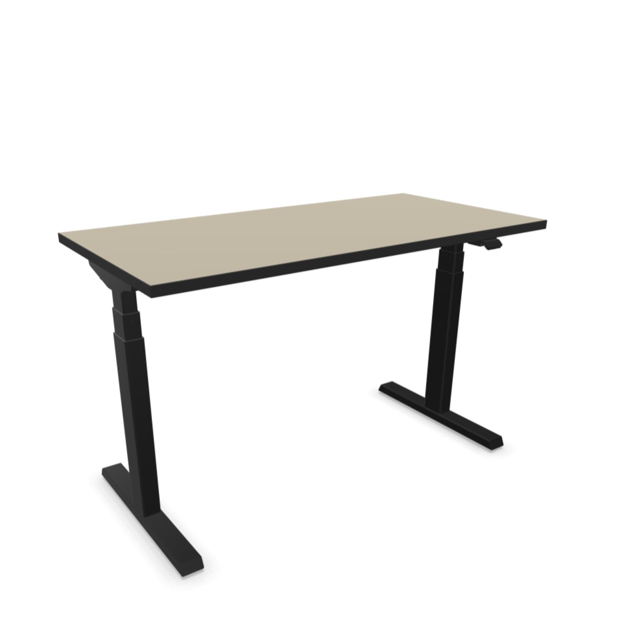 Elektriski augstumā regulējams galds NUWO DESIGN 1-120 x 60-Bēša-Ergostock