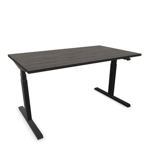 Elektriski augstumā regulējams galds NUWO DESIGN 1-140 x 80-Dark oak-Ergostock