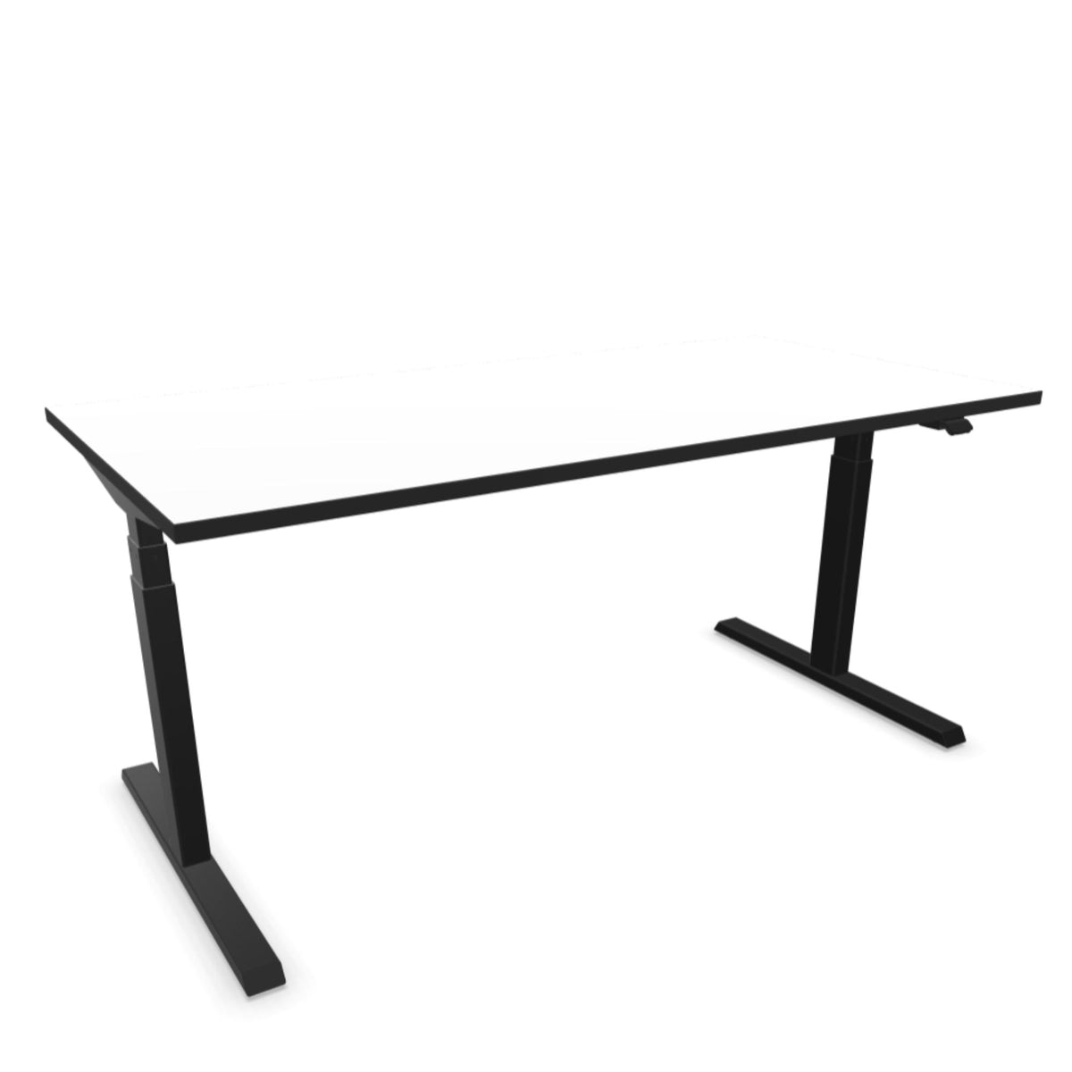Elektriski augstumā regulējams galds NUWO DESIGN 1 – 160 x 80 / Balta