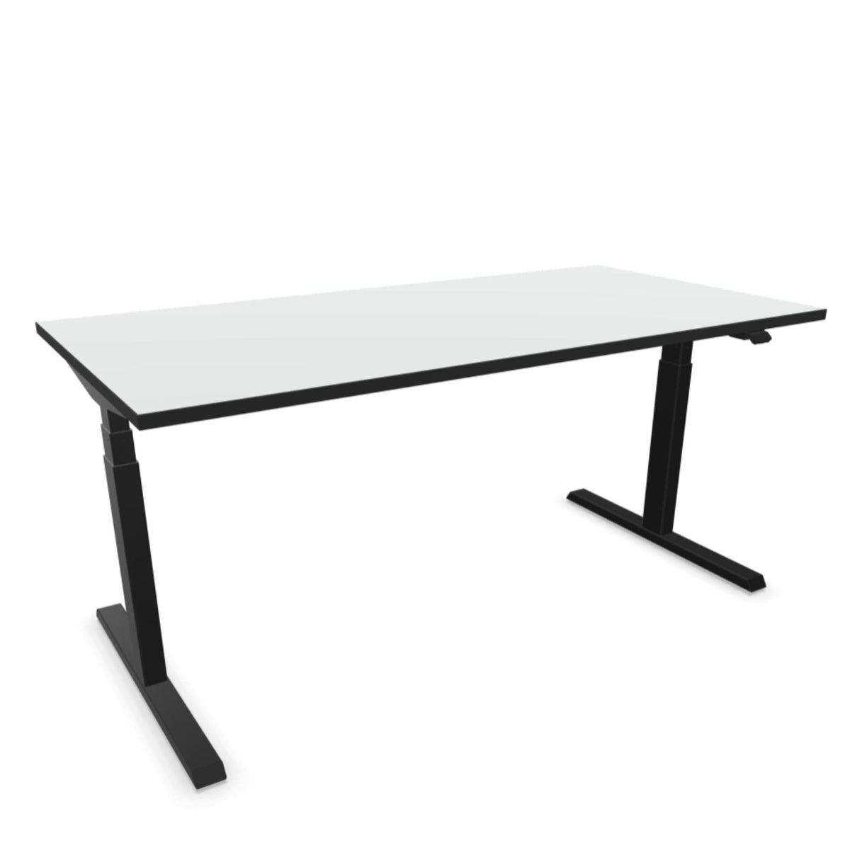 Elektriski augstumā regulējams galds NUWO DESIGN 1-160 x 80-Gaiši pelēka-Ergostock