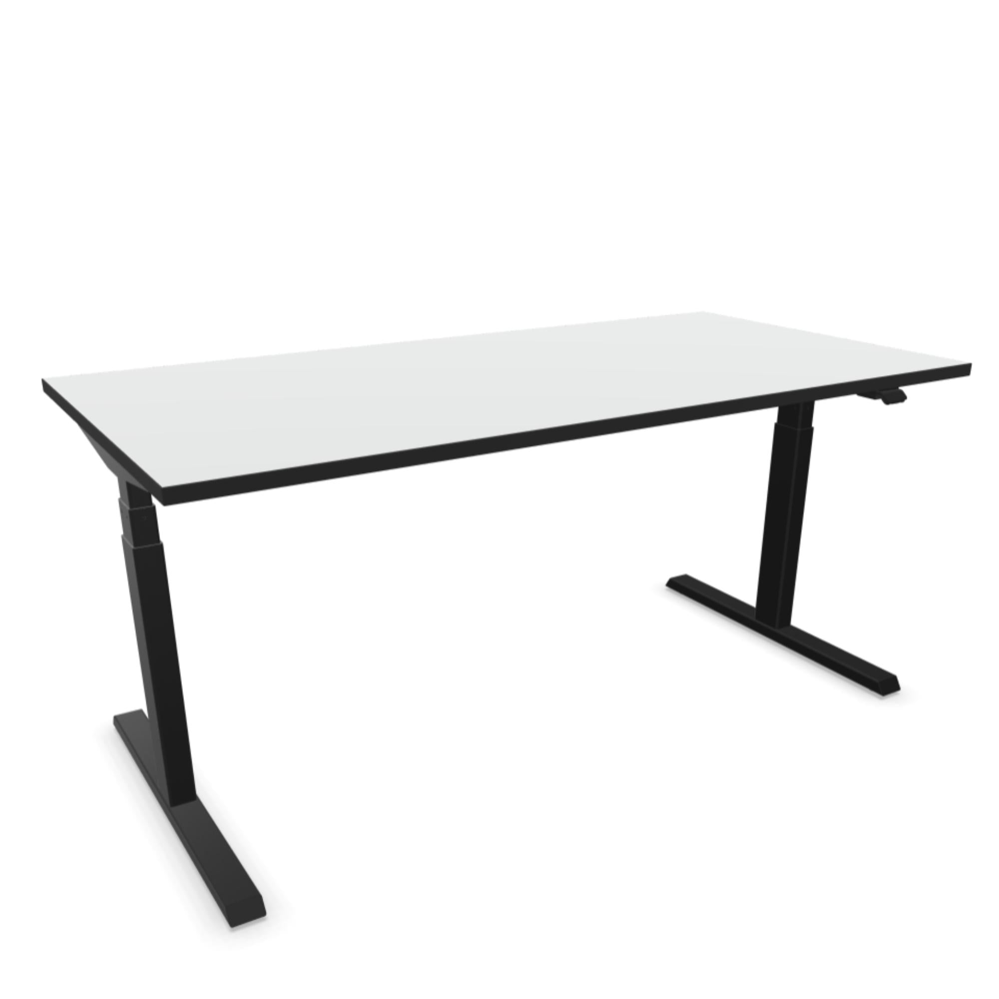 Elektriski augstumā regulējams galds NUWO DESIGN 1-160 x 80-Gaiši pelēka-Ergostock