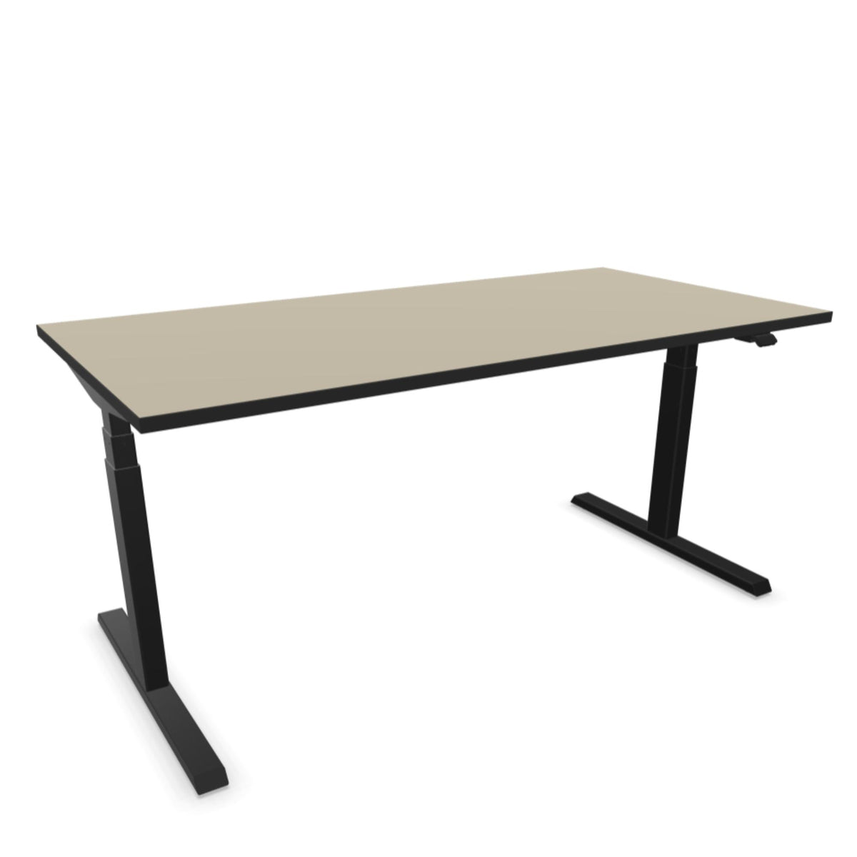 Elektriski augstumā regulējams galds NUWO DESIGN 1-160 x 80-Bēša-Ergostock