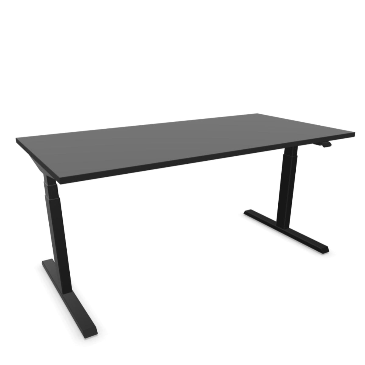 Elektriski augstumā regulējams galds NUWO DESIGN 1 – 160 x 80 / Grafīta