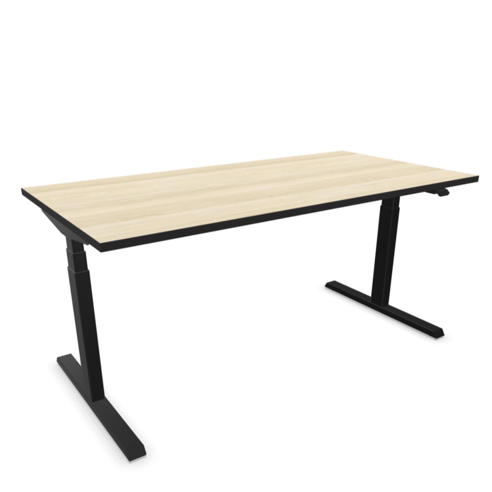 Elektriski augstumā regulējams galds NUWO DESIGN 1-160 x 80-Akācija-Ergostock