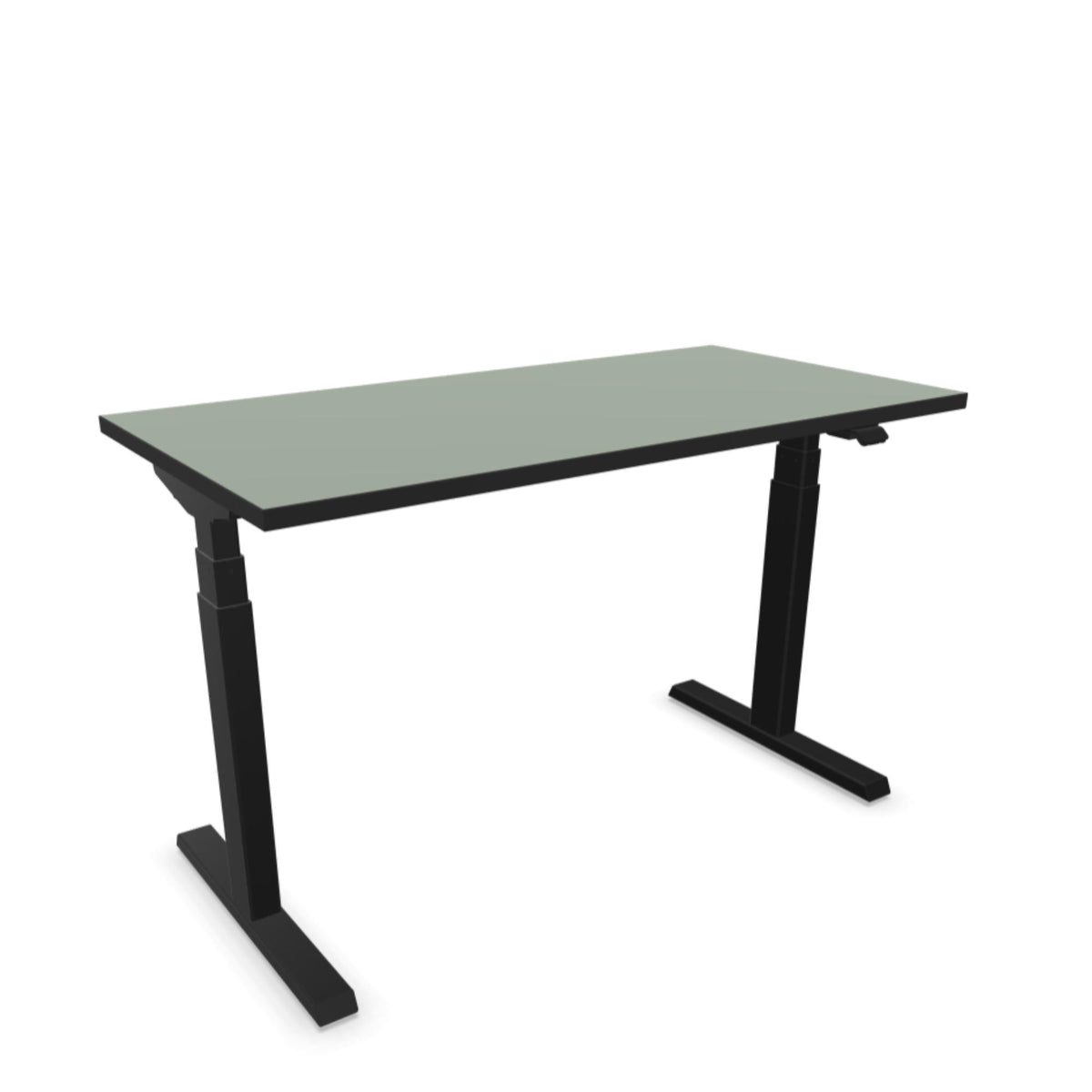 Elektriski augstumā regulējams galds NUWO DESIGN 1 – 120 x 60 / Olīvzaļa