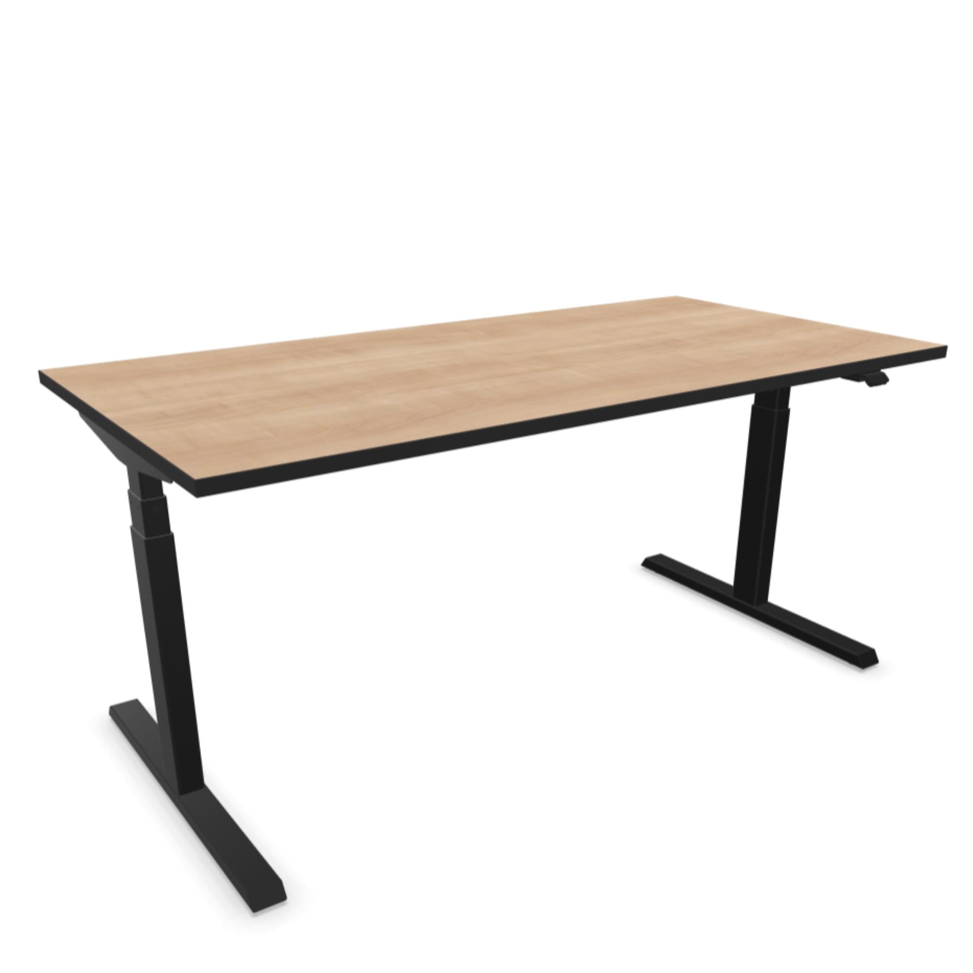 Elektriski augstumā regulējams galds NUWO DESIGN 1-160 x 80-Ķirškoks-Ergostock