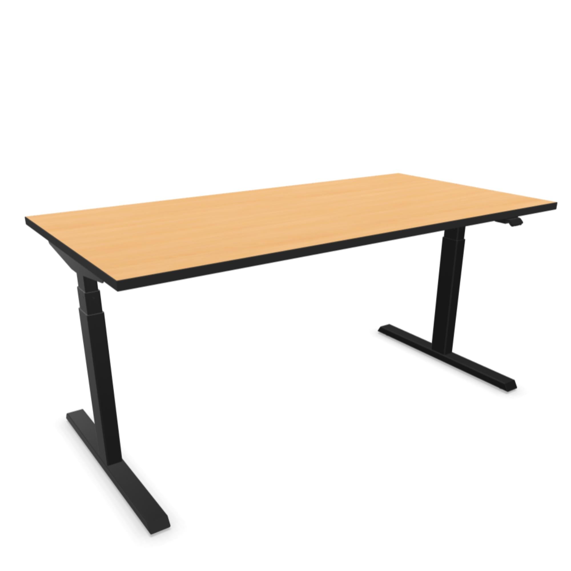 Elektriski augstumā regulējams galds NUWO DESIGN 1-160 x 80-Bērzs-Ergostock