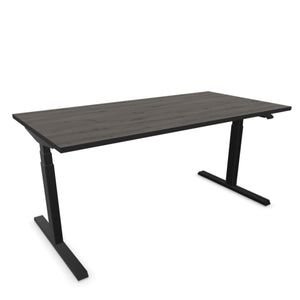 Elektriski augstumā regulējams galds NUWO DESIGN 1-160 x 80-Dark oak-Ergostock
