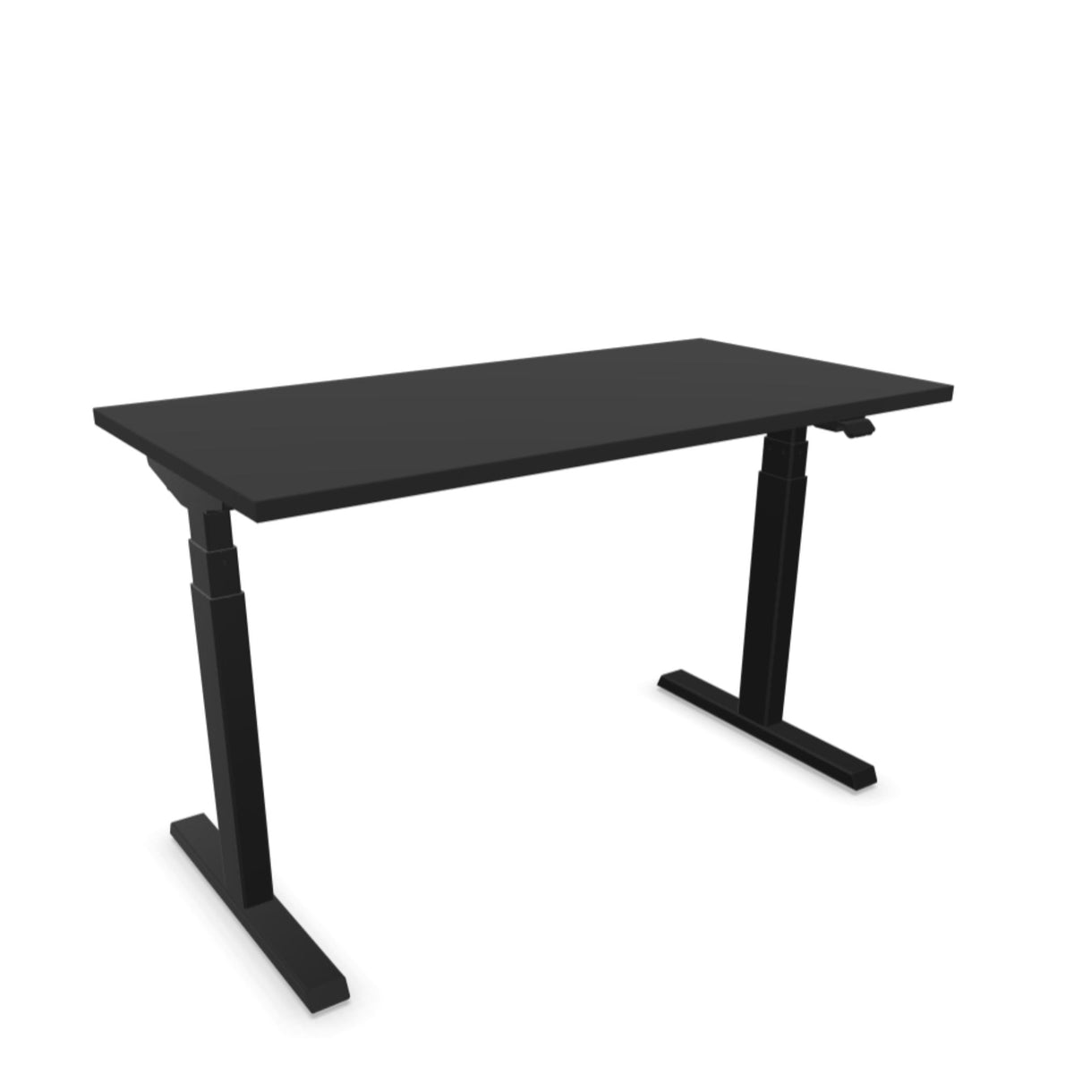 Elektriski augstumā regulējams galds NUWO DESIGN 1-120 x 60-Melna-Ergostock