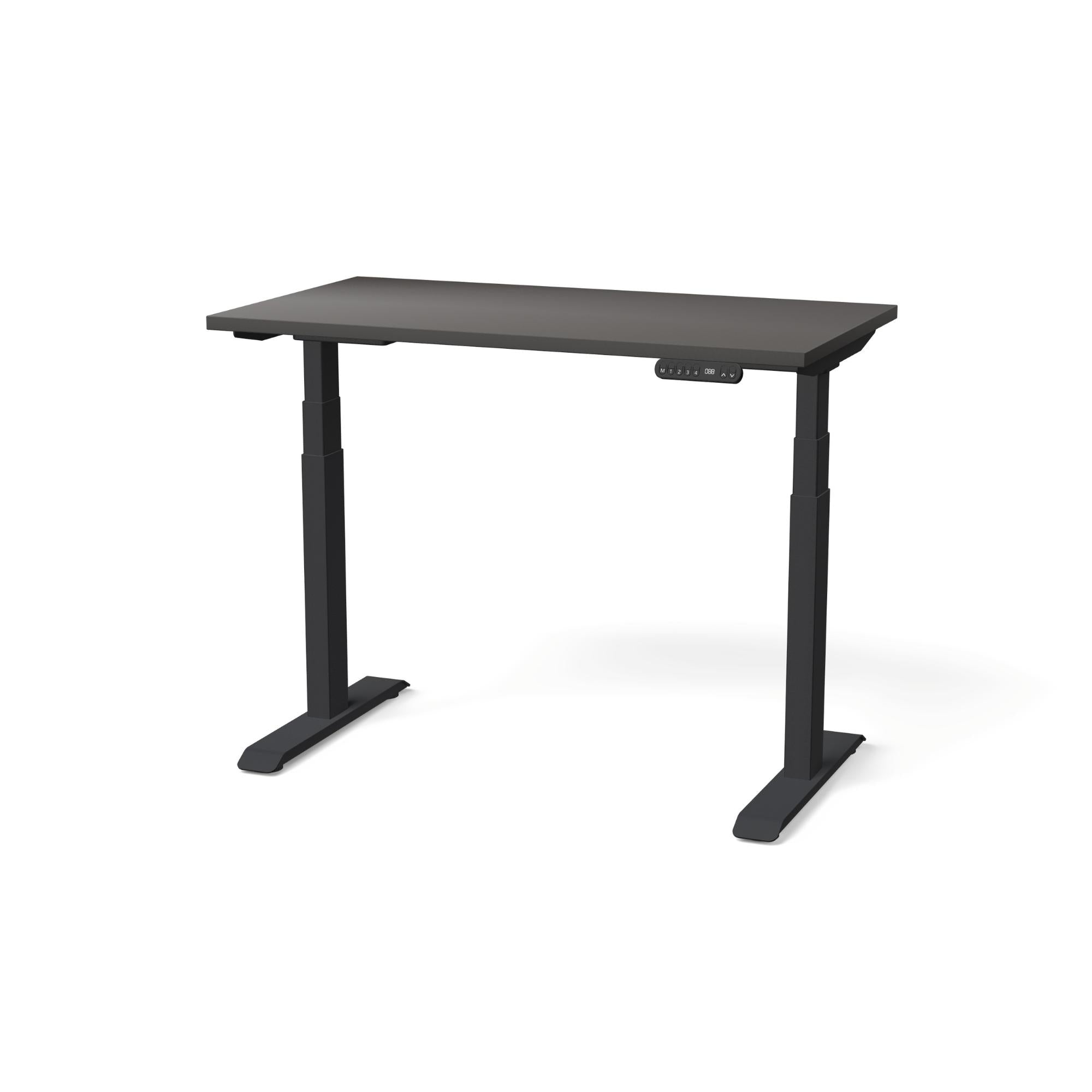 Elektriski augstumā regulējams galds NUWO GEN2-Antracīts-Melna-110 x 60-Ergostock