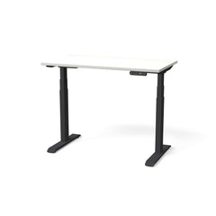 Elektriski augstumā regulējams galds NUWO GEN2-Balta-Melna-110 x 60-Ergostock