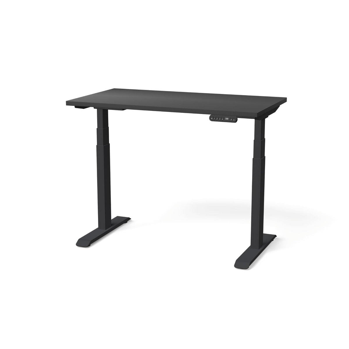 Elektriski augstumā regulējams galds NUWO GEN2-Melna-Melna-110 x 60-Ergostock