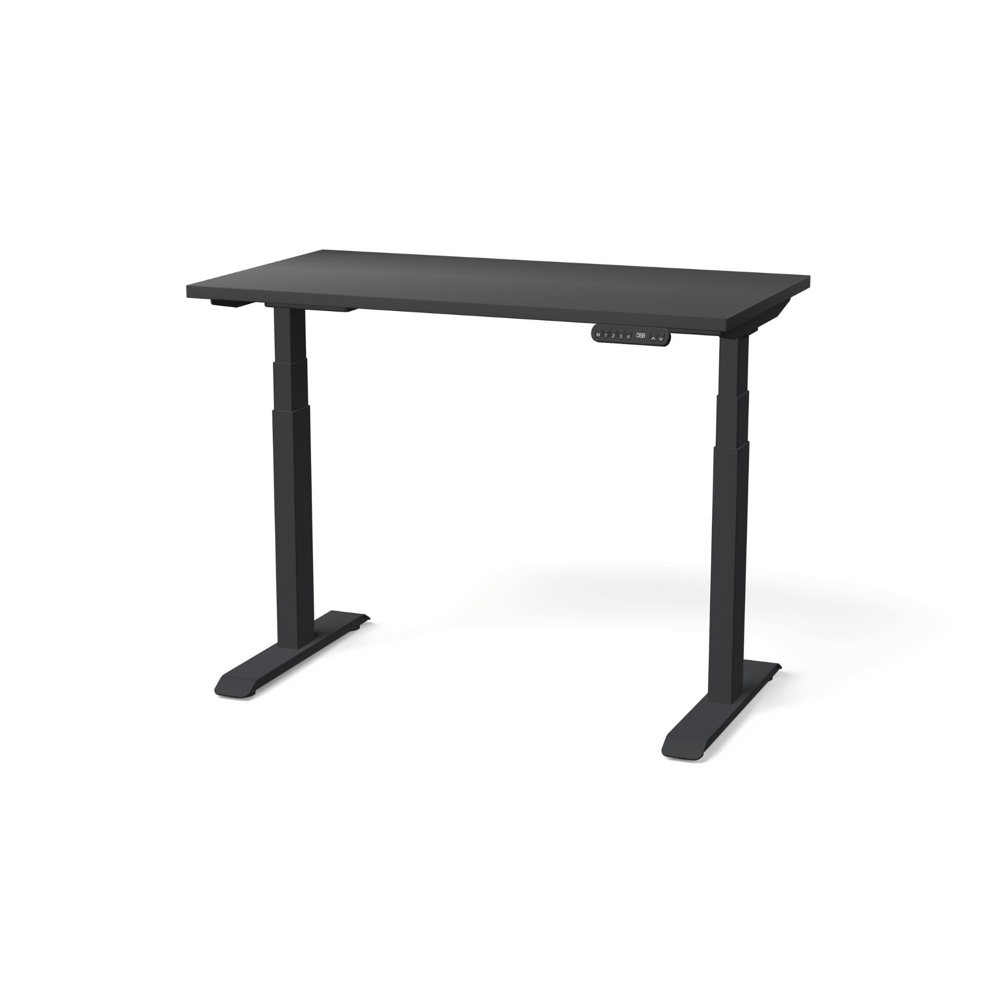 Elektriski augstumā regulējams galds NUWO GEN2-Melna-Melna-110 x 60-Ergostock