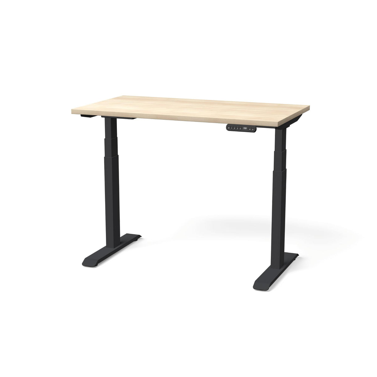 Elektriski augstumā regulējams galds NUWO GEN2-Nabucco-Melna-110 x 60-Ergostock