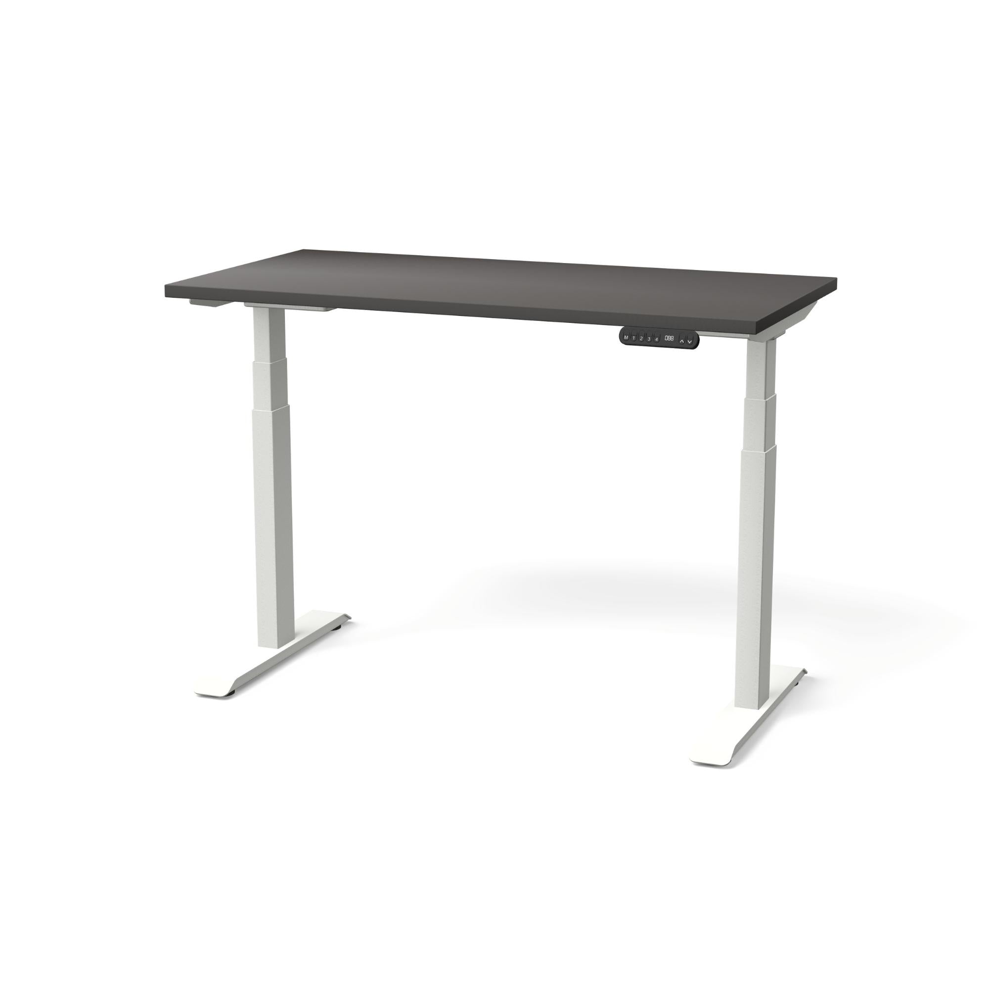 Elektriski augstumā regulējams galds NUWO GEN2-Antracīts-Balta-120 x 60-Ergostock