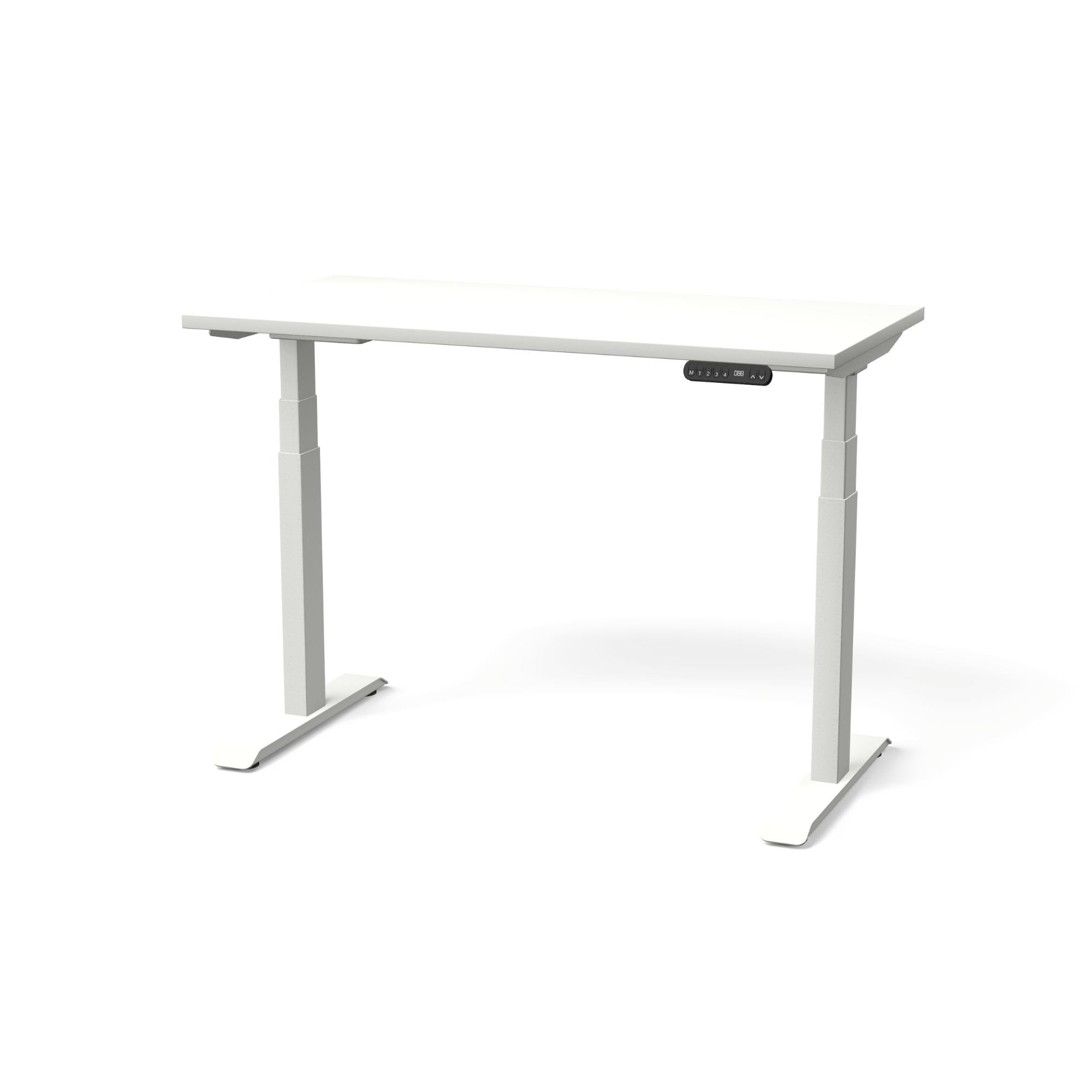 Elektriski augstumā regulējams galds NUWO GEN2-Balta-Balta-120 x 60-Ergostock