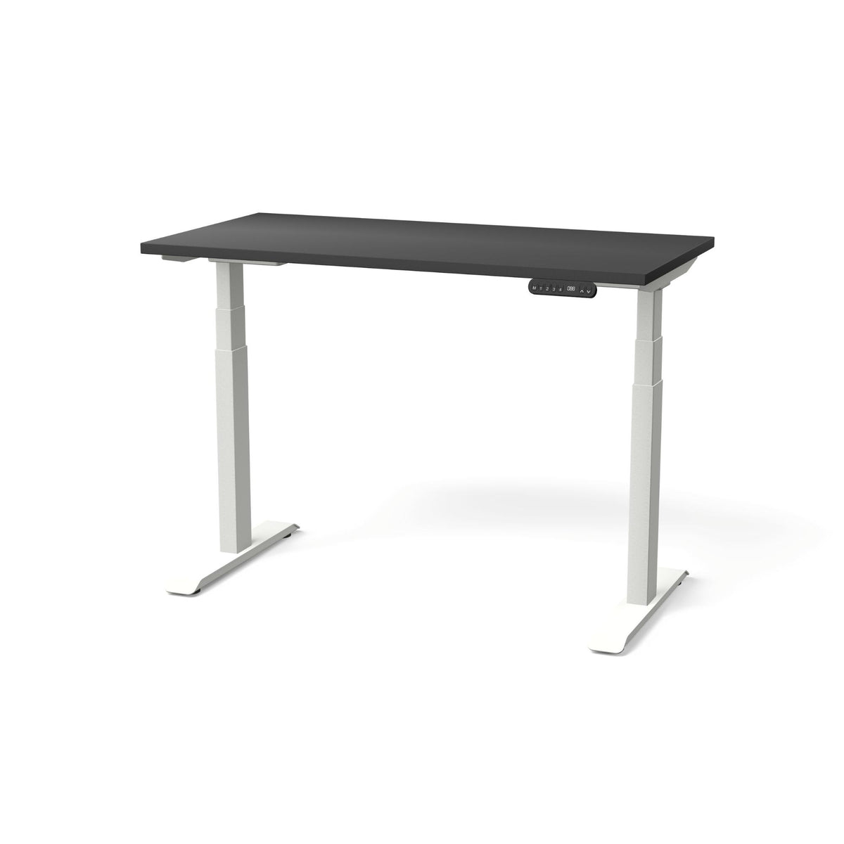 Elektriski augstumā regulējams galds NUWO GEN2-Melna-Balta-120 x 60-Ergostock