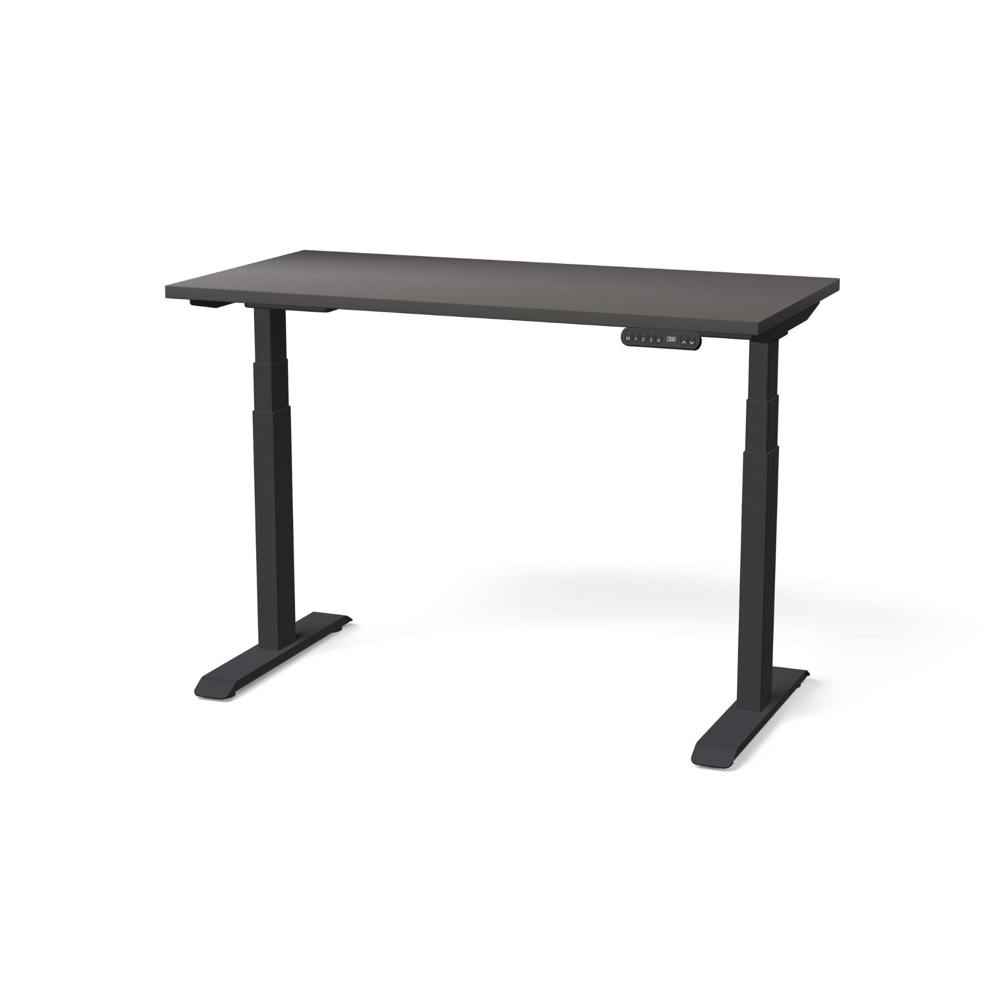 Elektriski augstumā regulējams galds NUWO GEN2-Antracīts-Melna-120 x 60-Ergostock