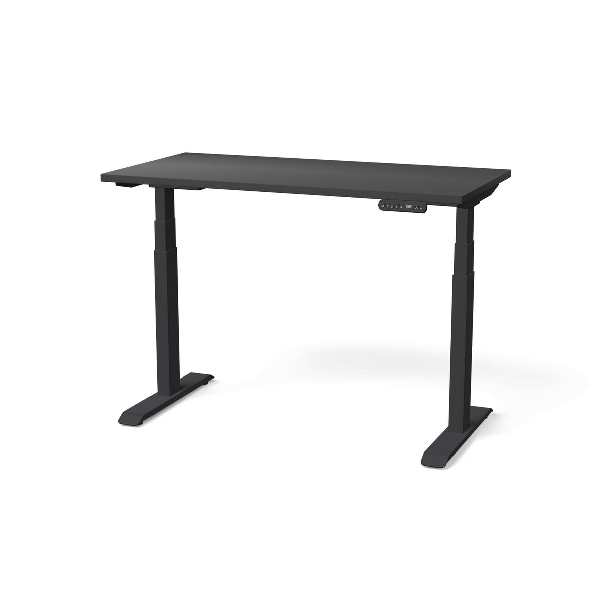 Elektriski augstumā regulējams galds NUWO GEN2-Melna-Melna-120 x 60-Ergostock