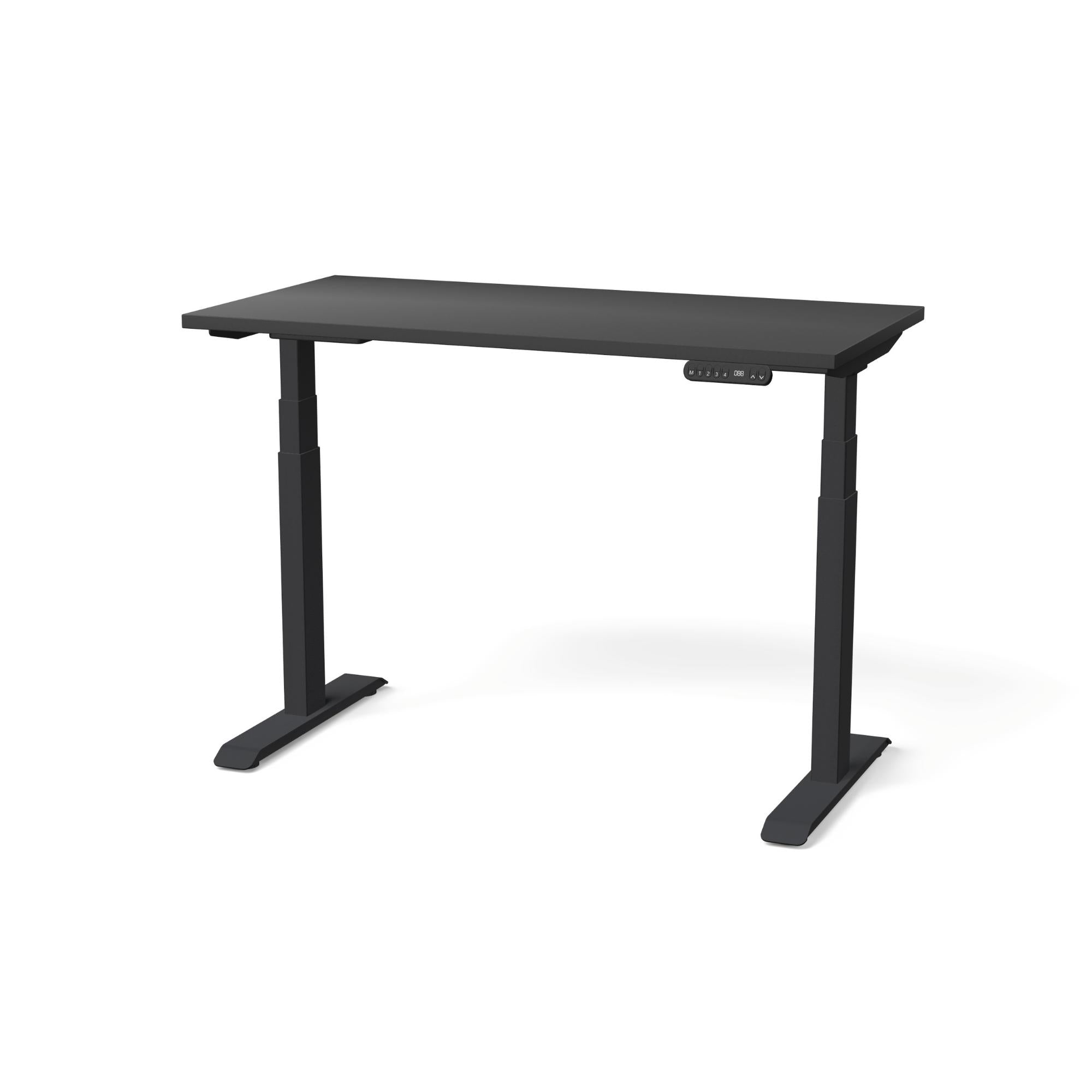 Elektriski augstumā regulējams galds NUWO GEN2-Melna-Melna-120 x 60-Ergostock