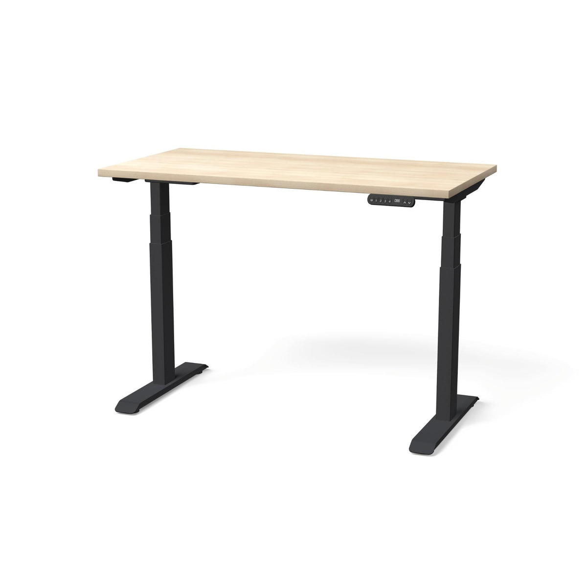 Elektriski augstumā regulējams galds NUWO GEN2-Nabucco-Melna-120 x 60-Ergostock