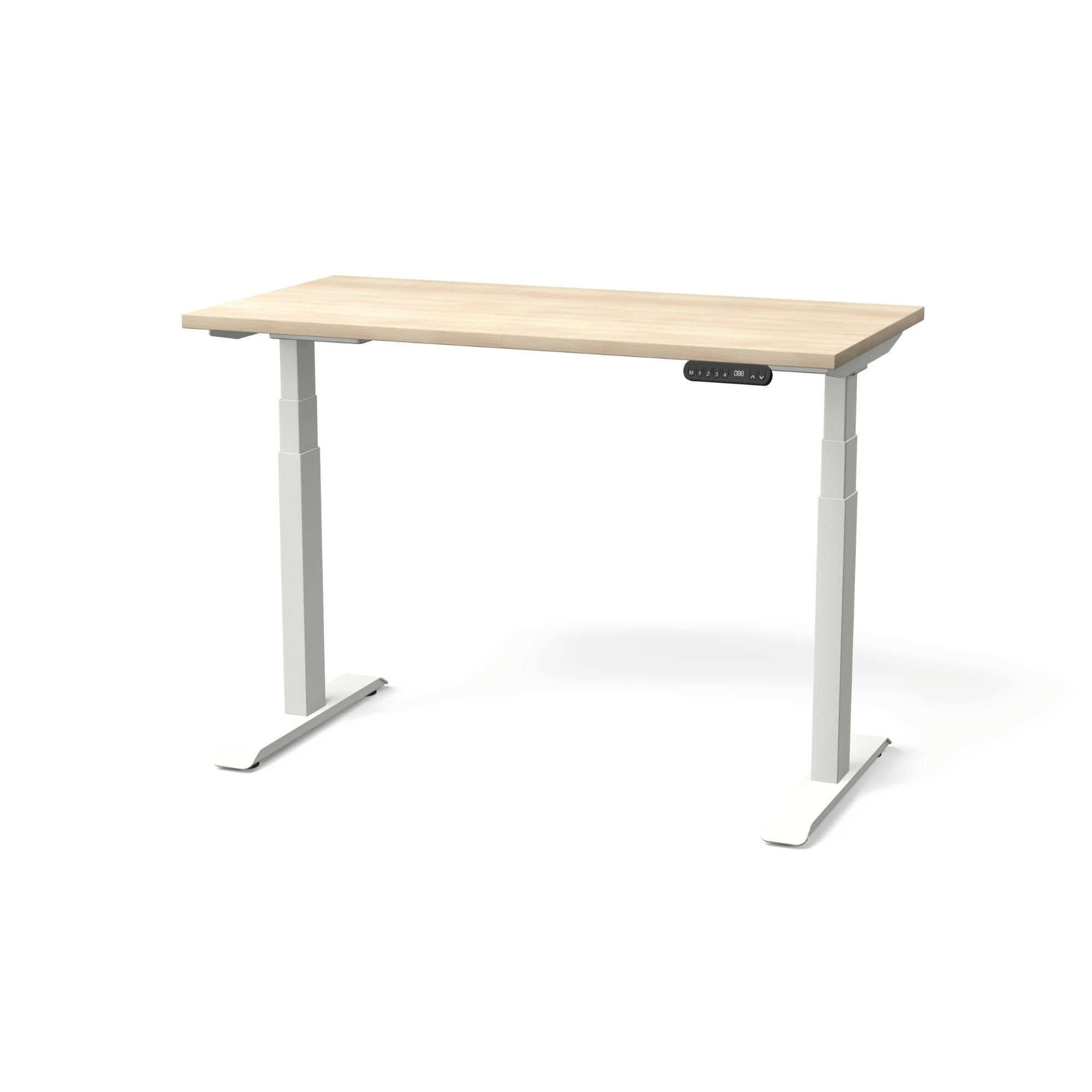 Elektriski augstumā regulējams galds NUWO GEN2-Nabucco-Balta-120 x 60-Ergostock