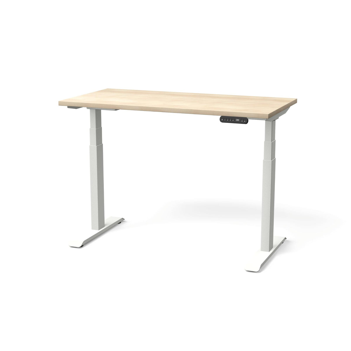 Elektriski augstumā regulējams galds NUWO GEN2 – Nabucco / Balta / 120 x 60